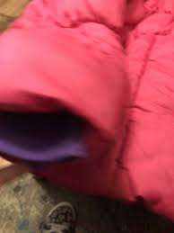 Vertical 9 girls pink puffer coat size Large 14 purple interior | eBay