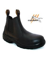 Cougar Black Rambler Safety Boot With Safety Toe Cap