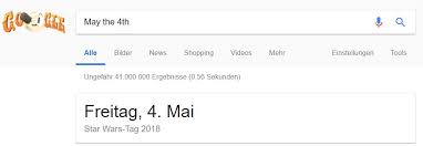 May the fourth be with you! Google Des Tages May The 4th Be With You Internationaler Star Wars Tag Gwb