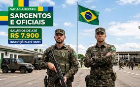 Não precisa fazer prova, nem concurso: Exército lança processo seletivo com vagas para Sargentos e Oficiais Temporários e salários de até R$ 7,9 mil em MG