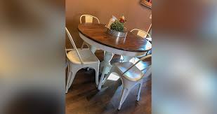 No home is complete without comfortable and attractive furniture, and menards® has great options to help make your house a home. Kitchen Table Remodel Project By Nikki At Menards