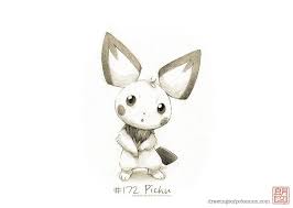 pichu dessin pokemon croquis tatouage coloriage princesse