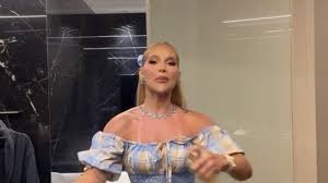 Virginia mostra look para festa julina