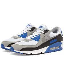 Nike air max 90 exeter edition. Nike Air Max 90 White Grey Royal End