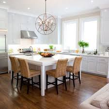 Home White Kitchen Inspiration Claire Brody Designs Kitchen Island Table Contemporary Kitchen Square Kitchen