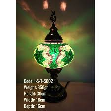 5002 Otantik Osmanli Dekoratif Mozaik Masa Lambasi No 3 Mozaik Lamba Masa Lambasi