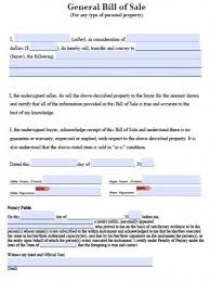 free general blank bill of sale pdf template word doc form pdf word doc