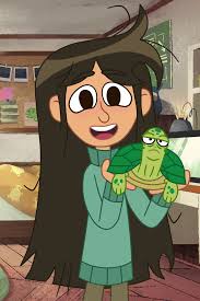 Libby shows you her pet turtle by Deaf-Machbot