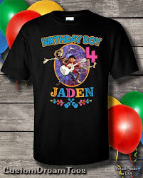 Family Personalised Birthday Boy Birthday T Shirt Designs Coco Birthday T Shirt Coco Custom Shirt Personalized Coco Shirt Coco Shirts For Birthday Pixar C Disney Birthday Shirt Birthday Shirts Boy Birthday Parties