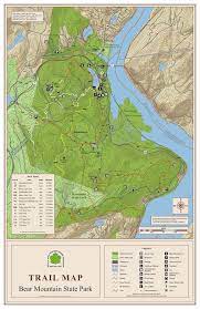 Bear Mountain State Park Trail Map State Parks Park Trails Mountain States