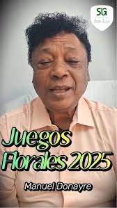 El destacado cantante de música #afroperuana 🇵🇪 @donayreoficial le envía  un saludo a los grandes @nvllvie26s 💚😍 #JuegosFlorales2025  #GrupoEducativoSanLuis