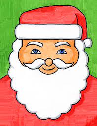 Santa claus drawing , easy santa claus drawing for kids , how to draw santa clasu with presents, easy step by step , interesting corner of me : How To Draw Santa S Face Art Projects For Kids