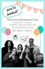 Ice Cream Party Invitation The Covenant Developments Team Invited The Villas Of Ada Homeowners Ice Cream Party Invitations Ice Cream Party Party Invitations
