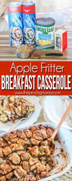 Apple Breakfast Casserole Instructions Preheat The Oven To 375 F Chop The Cinna Sweet Breakfast Casserole Breakfast Recipes Casserole Breakfast Casserole Easy