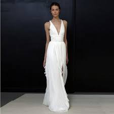 Abbiamo scelto appunto un vestito alla greca, femminile e molto colorato. 2019 Guaina Abiti Da Sposa Per La Dea Greca Semplice Spose Di Usura A Buon Mercato Lungo Spaccato Pieghettato Della Boemia Boho Abito Da Sposa Spiaggia Boho Bridal Dress Sheath Wedding Dressbridal Dress