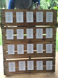 Wedding Pallet Seating Chart Pallet Wedding Decor Pallet Wedding Seating Chart Wedding