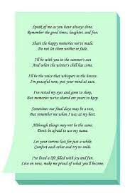 4 Best Remember Me Funeral Poems Grief And Sympathy