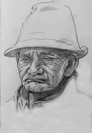 From the Daily Drawing Challenge, in graphite, 12 x 9.