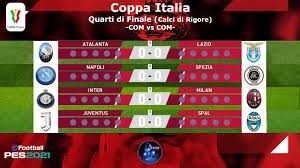 Dall'altra parte, invece, troveremo l'autentica sorpresa. Pes 2021 Quarti Di Finale Di Coppa Italia 2020 21 Calci Di Rigore Com Vs Com Youtube