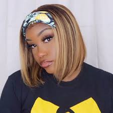 1 count (pack of 1) 4.2 out of 5 stars 170. Nadula Highlight Brown Color Bob Wigs With Dark Root 100 Human Hair Short Straight Headband Wigs Colored Nadula