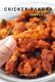 Crispy And Crunchy Chicken Pakora Pakoda In 20 Mins Recipe Chicken Snacks Pakora Recipes Chicken Pakora