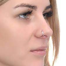 Square Silver Nose Ring Hoop 24g Nose Hoop Tragus Ring Helix Ring Cartilage Hoop Earring Daith Ring Rook Earring Tragus Earring In 2021 Gold Nose Rings Solid Gold Nose