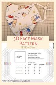 Maybe you would like to learn more about one of these? Printable 3d Face Mask Patterns Olson Pleated Sewing Guide Pdf Beadnova Easy Face Mask Diy Face Mask Tutorial Japanese Sewing