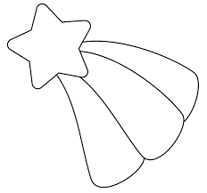 Shooting Star Templates Free Star Template Star Coloring Pages Star Template Printable