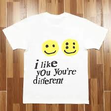 I'm not exaggerating when i say i've never seen another on the resale. 3d Print Smiley Face I Like You Tee T Shirt Men Women Summer Loose High Quality Kanye West Cpfm Xyz W W C D T Shirts Top Tees T Shirts Aliexpress