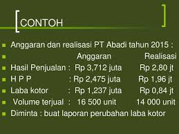 Pada penjualan angsuran aktiva tetap dapat dilakukan dengan dua metode yaitu laba kotor diakui pada periode penjualan dan laba kotor diakui secara proporsional sejalan. Analisis Perubahan Laba Kotor Ppt Download