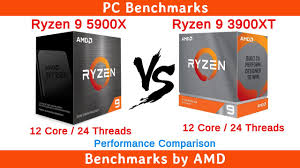 The amd ryzen 9 3950x averaged just 12.4% lower than the peak scores attained by the group leaders. Amd Ryzen 9 5900x Vs Ryzen 9 3900xt Performance Comparison Youtube