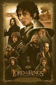 The Lord Of The Rings The Fellowship Of The Ring Adam Rabalais Lord Of The Rings Movie Poster Fellowship Of The Ring The Hobbit Movies