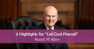 It is sad to say goodbye to a beloved prophet like thomas s. 5 Highlights For Let God Prevail By President Nelson Divine Code