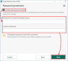 How To Create A Backup Copy Of Files In Kaspersky Security Cloud 20