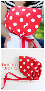 5 Baby Sun Bonnet Free Sewing Patterns Fabric Art Diy