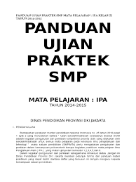 Unsur video dapat mengambil dari sumber lain namun harus melalui editing. Panduan Ujian Praktek Smp Mata Pelajaran Ipa Kelas Ix