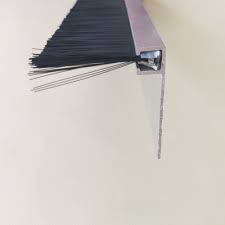 90 degree door seal weather strip brush