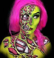 Zombie art pinup #136 : 48 Ideas De Zombie Pop Art Maquillaje De Halloween Maquillaje Artistico Maquillaje Halloween