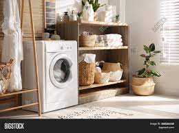 Includes inspiration for cosy living rooms, colourful bedrooms & stylish bathrooms. Modern Washing Machine Image Photo Free Trial Bigstock