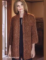 Woman's small (medium, large) instructions are given… Free Women S Jackets Knitting Patterns