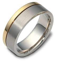 Dora Mens Wedding Band With Gold Stripe Mens Wedding Bands Rings For Men Mens Wedding Rings