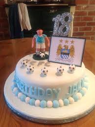 18th Birthday Cake Manchester City The Bluebell Bakery City Cake Cake Celebration Cakes