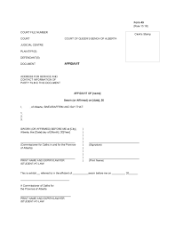 The texas notary acknowledgment form is a letter of verification made by a notary public which proves that they've confirmed a client's signature as being authentic. Alberta Affidavit Form 49 Legal Forms And Business Templates Megadox Com
