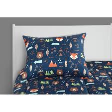American Kids Woodland Safari Boy Bed In A Bag Bedding Set Walmart Com In 2020 Toddler Bed Boy Boys Bedding Woodland Bedding