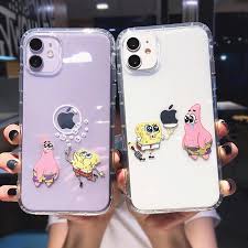 Cute Cartoon Animal Transparent Phone Case For Iphone 11 Pro Max X Xs Xr 7 8 Plus 6 6s Funny Couple Clear Soft Shockproof Cover Fitted Cases Transparent Phone Case Girly Phone Cases Iphone Cases