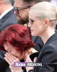 Ozzy's daughter Kelly hugs family as fans say goodbye to rock legend