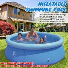 Intex inflatable kids rainbow ring water play center 57453ep. New High Quality Family Swimming Pool Large Inflatable Pool Thickened Pvc Outdoor Garden Paddling Pool For Adult Kids Fordeal