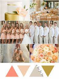 Ba33392a40c28e081869993b508f411c Jpg 1 200 1 600 Pixel Peach Wedding Decorations Peach Wedding Theme Gold Wedding Colors