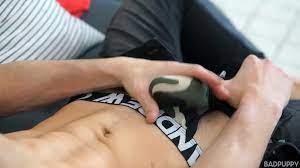 Sexy Guy Teases & Rubs His Big Underwear Bulge - GayDemon