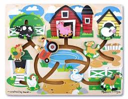 Farm Maze Puzzle Maze Puzzles Wooden Puzzles Melissa And Doug